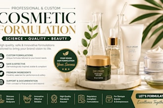 cosmetic chemist skincare formulation product development cosmetic formula