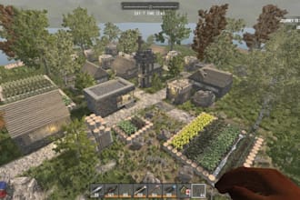 mod minecraft, 7 days to die, project zomboid, and scum with custom assets