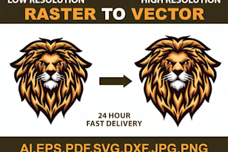 do vector tracing, replicate, image to vector and logo to vector