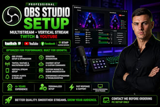 setup obs studio for multi streaming and vertical tiktok livestream