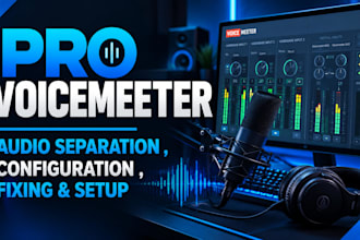 setup voicemeeter banana or potato for obs streaming and audio routing