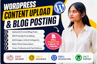 upload and format SEO blog posts on wordpress