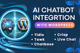 setup ai chatbot, tidio, tawk, crisp, chatbase for wordpress website