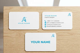 create clean minimal business card design