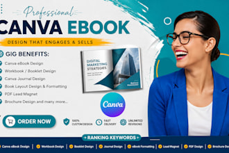 do canva ebook design canva workbook, worksheet, planner, journal canva cookbook