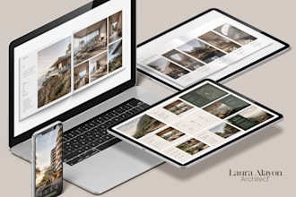 design architecture portfolio or real estate presentation