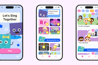 develop a kids educational app for ios and android