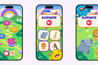develop a kids educational app for ios and android