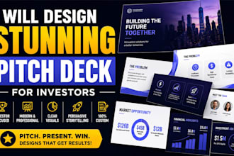 design a winning startup pitch deck that gets funding