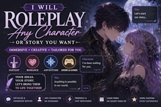 bring your idea to life through immersive roleplay