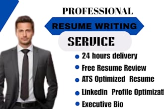create a professional resume, CV, and linkedin profile