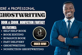 be your self help ebook ghostwriting, ghost book writer
