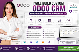 build custom odoo crm pipeline stages and automation rules