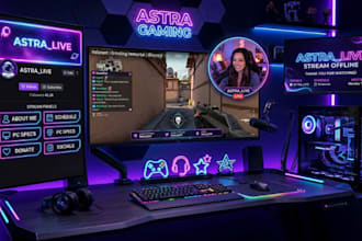 setup, design and optimize your twitch channel