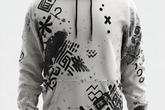 custom hoodie design or clothing design