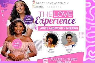 do exceptional event flyer design, postcard or church flyer