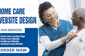 design home care website healthcare website dental medical wordpress website