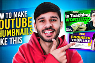 design professional and premium youtube thumbnails