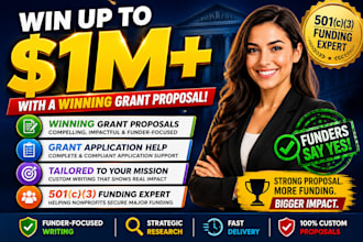 winning nonprofit grant proposal grant application help