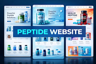build peptide website woocommerce peptide store fda compliant peptide website