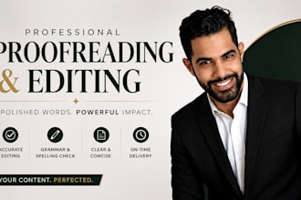 provide expert proofreading and editing services