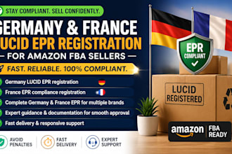 do germany, france lucid epr registration for amazon fba sellers