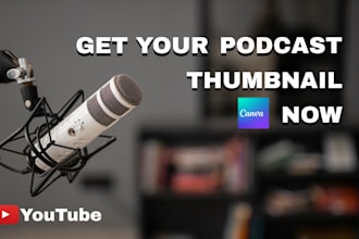 design your podcast thumbnail professionally