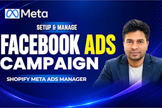 set up shopify facebook ads campaign as a meta ads manager