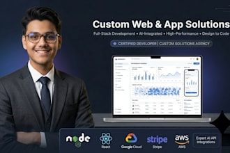 build a modern ai powered website with premium UI UX