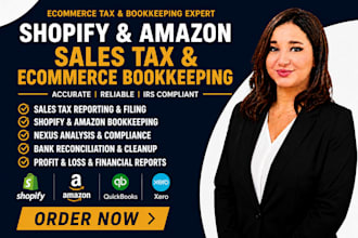do shopify amazon sales tax and ecommerce bookkeeping