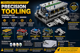 design sheet metal stamping tools and dies