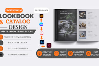 design look book product catalog planner sell sheet brochure wellness journal