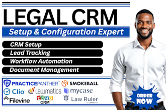 setup zohocrm lawmatics practicepanther clio smokeball mycase filevine lawruler