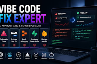 fix lovable ai vibe code website migration replit ai bolt ai app website mvp