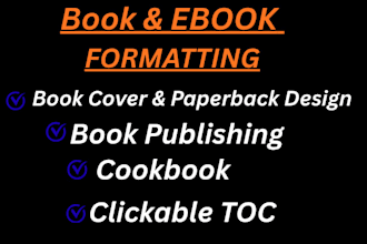 do book formatting, kdp book publishing, paper back, kindle ebook formatting