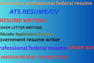 write resume, CV for IT, healthcare, nursing, project management, engineering