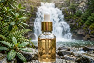 create luxury skincare backdrops