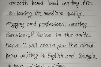 create neat handwritten notes, assignments and anything