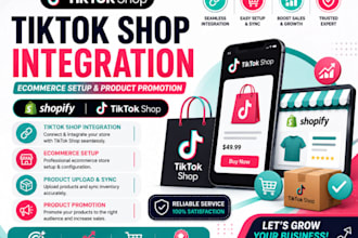 tiktok shop integration, ecommerce setup, product promotion, shopify tiktok shop