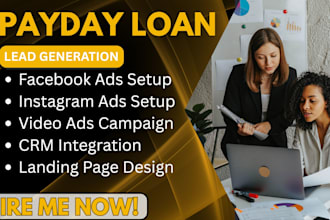 payday loan, payday loan facebook ads, payday loan google ads, video ads