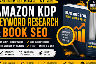 do amazon KDP keyword research and book SEO