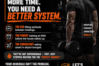 create 30 days of fitness social media content for your coaching brand