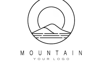 do logo in continuous line, line art, minimalist