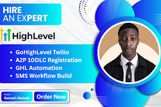 setup gohighlevel twilio a2p 10dlc registration, ghl SMS workflow automation