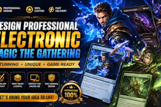 build an electronic magic the gathering decklist for you