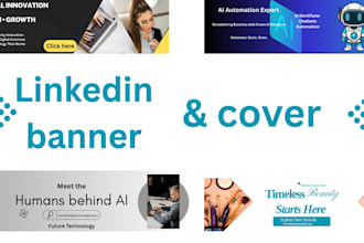 design a professional linkedin banner
