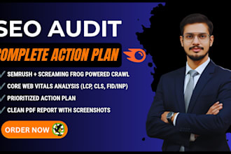 do a technical SEO audit with semrush and screaming frog crawl report