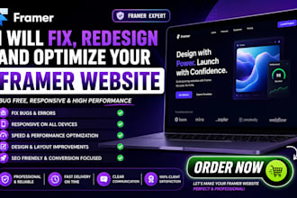 fix, redesign, and optimize your framer website professionally