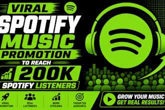 viral spotify music promotion to reach 200k spotify listeners spotify promotion