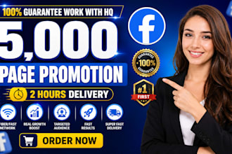 increase 5,000 facebook page followers fast